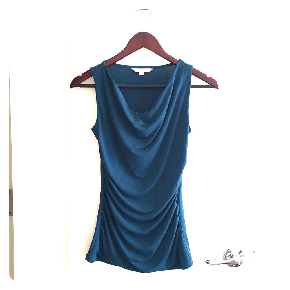 Banana Republic Teal Tank Top (Dressy, for work)